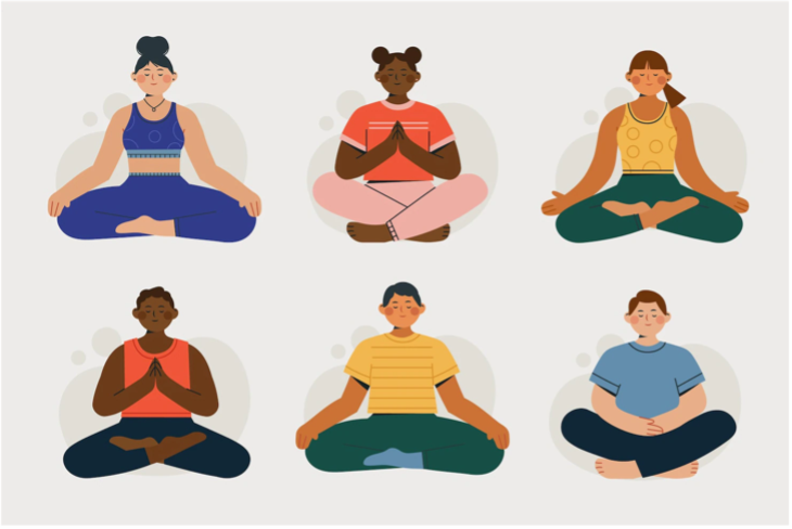 Proper posture, guided meditation fails